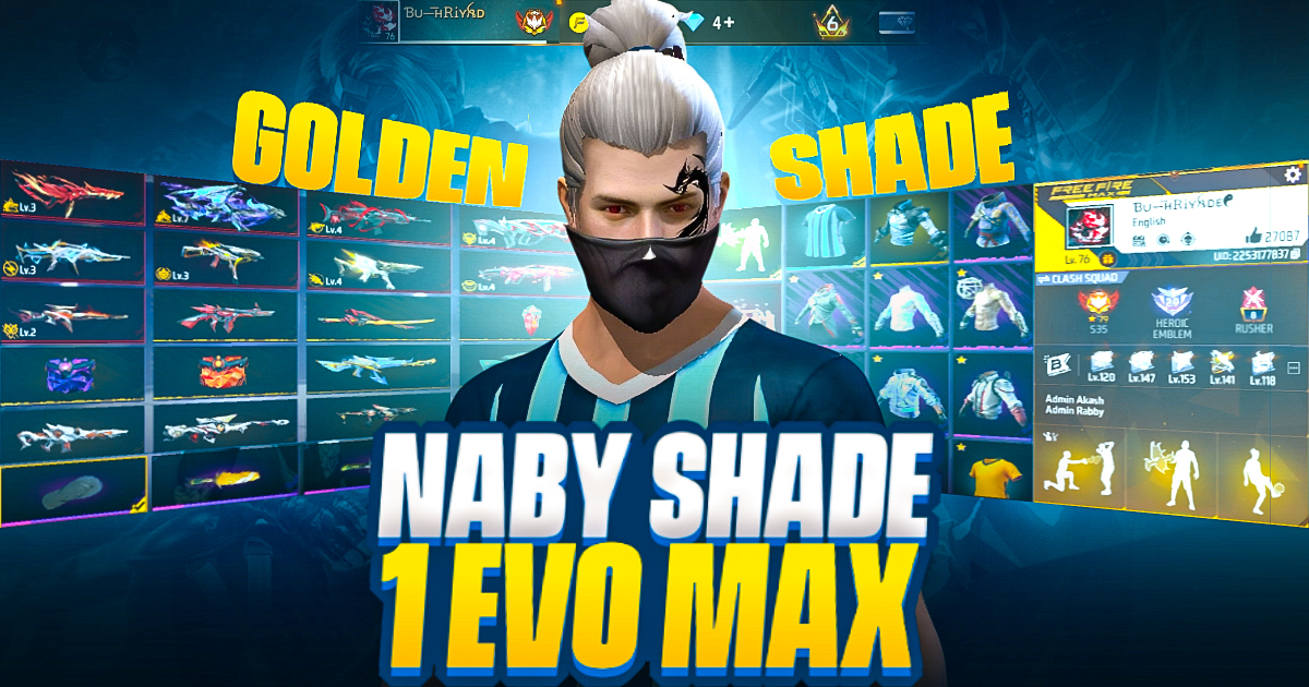 😱 Golden Shade 💎 ১ Evo Max + Shadow Red Bundle 🔥 প্রিমিয়াম কালেকশন